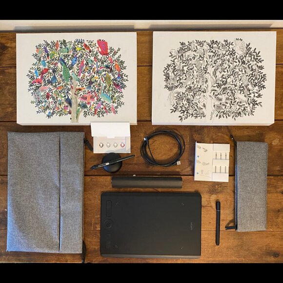 Wacom Intuos Pro Paper Edition digital graphic drawing tablet and case Medium - Picture 1 of 16
